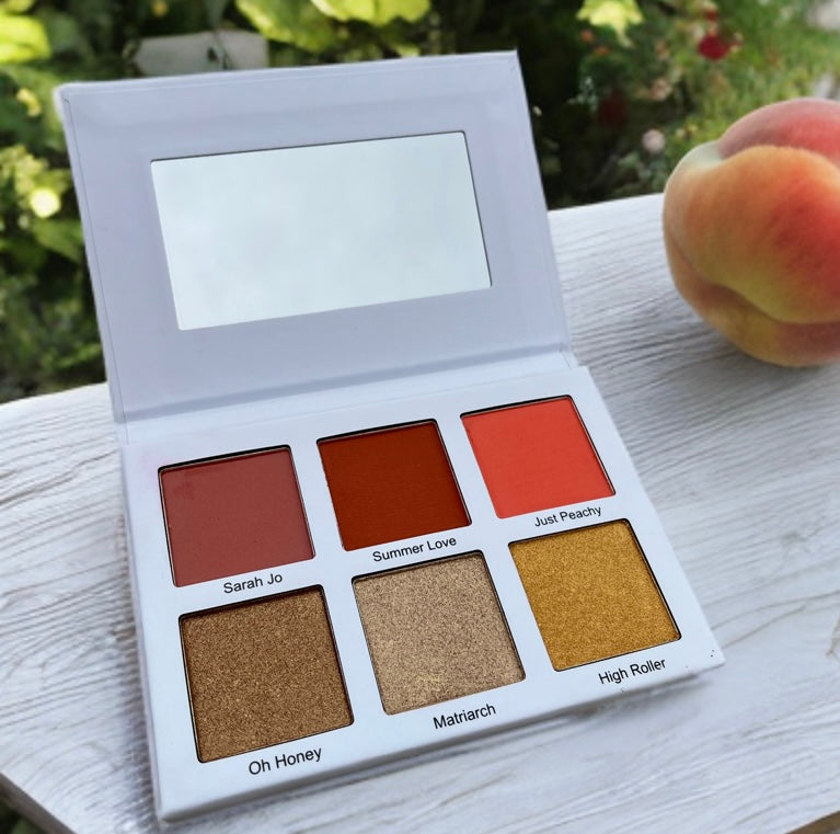 Peaches and Honey Blush and Highlight Pallet